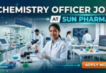 Sun Pharma Hiring Chemistry Officer – Quality Assurance (IPQA) | Apply Now Chemistry Officer Job at Sun Pharma | Candidates Apply Now