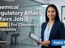 Chemical Regulatory Affairs Job at GSK | Apply Now