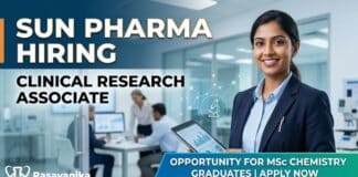 Sun Pharma Hiring Clinical Research Associate | MSc Chemistry Graduates Apply Now MSc Chemistry Job at Sun Pharma | Apply Now for Clinical Research Associate Job