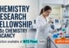 BITS Pilani Chemistry Research Fellowship 2026 – MSc Chemistry Vacancy Open Chemistry Research Fellowship at BITS Pilani | Chemistry Vacancy