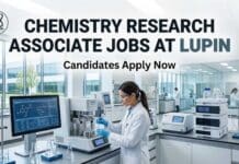Lupin Hiring Chemistry Research Associate – NMR Analytical Role in Pune Chemistry Research Associate Job at Lupin | Apply Now
