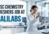 MSc Chemistry Freshers Job Alert: QC Analyst Hiring at Calilabs Pvt Ltd MSc Chemistry Freshers Job at Calilabs | Candidates Apply Now