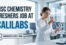 MSc Chemistry Freshers Job Alert: QC Analyst Hiring at Calilabs Pvt Ltd MSc Chemistry Freshers Job at Calilabs | Candidates Apply Now