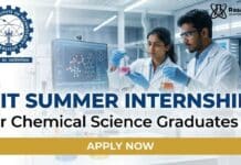 Government Chemistry Internships at NIT | Apply Now for Summer Internship Programme