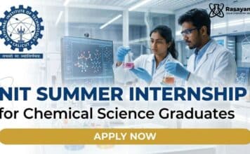 NIT Summer Internship for Chemical Science Graduates | Apply Now Government Chemistry Internships at NIT | Apply Now for Summer Internship Programme