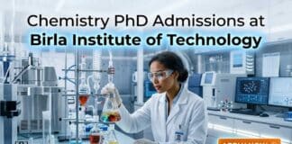 Chemistry PhD Admissions at Birla Institute of Technology | Apply