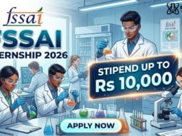 Chemistry Internship | FSSAI Internship Opportunity Apply Now