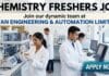 Kickstart Your Career with Titan Careers – Chemistry Freshers Job Opportunity 2025 Chemistry Freshers Job at Titan Engineering & Automation Limited