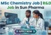 Sun Pharma is Hiring MSc Chemistry Graduates | Apply Now MSc Chemistry Job | R&D Job in Sun Pharma | Apply Now