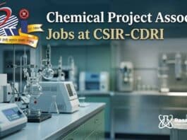 Chemical Project Associate Jobs at CSIR-CDRI | Apply Now