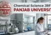 Chemical Science JRF at Panjab University | Graduates Apply Now