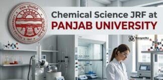 Chemical Science JRF at Panjab University | Graduates Apply Now