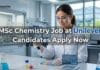 MSc Chemistry Job at Unilever | Candidates Apply Now