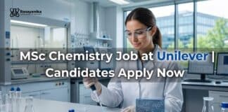 Unilever Careers: MSc Chemistry Job as Product Technology Manager in Mumbai MSc Chemistry Job at Unilever | Candidates Apply Now