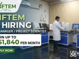 Government Jobs for MSc Chemistry at NIFTEM | Apply Now