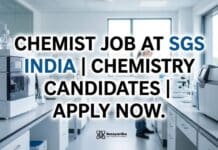 SGS India Hiring Chemist & Section In-Charge | QC Jobs in Ahmedabad Chemist Job at SGS India | Chemistry Candidates | Apply Now