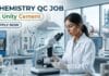 Chemistry QC Job at Unity Cement | Apply Now