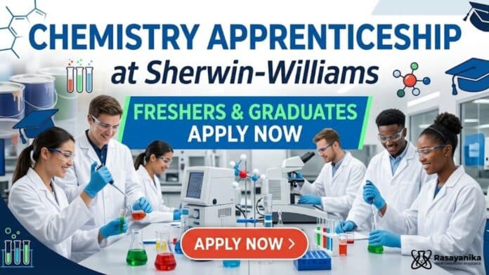 Freshers Chemistry Apprenticeship at Sherwin-Williams | Apply for the NATS Trainee Program Freshers Chemistry Apprenticeship at Sherwin-Williams | Apply for the NATS Trainee Program