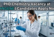 Research Investigator Role in Bangalore | PhD Chemistry Vacancy at Syngene PhD Chemistry Vacancy at Syngene | Candidates Apply Now