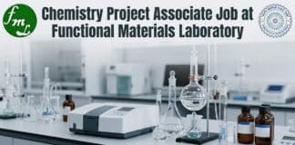 Chemistry Project Associate Job at Functional Materials Laboratory