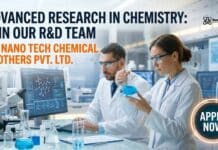 Chemistry R&D Job at Nano Tech Chemical Brothers Pvt. Ltd.