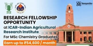 Research Job in Chemistry | IARI JRF Recruitment | Apply Now