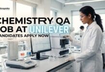 Exciting Chemistry QA Job at Hindustan Unilever Limited – Apply Now! Chemistry QA Job at Unilever | Candidates Apply Now