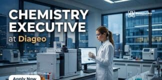 Chemistry Executive Job at Diageo | Candidates Apply Now