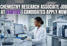 Chemistry Research Associate Job at Vantive | Candidates Apply