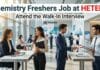 Chemistry Freshers Job at Hetero | Attend the Walk-in Interview