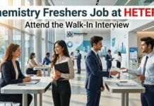 Chemistry Freshers Job at Hetero | Attend the Walk-in Interview