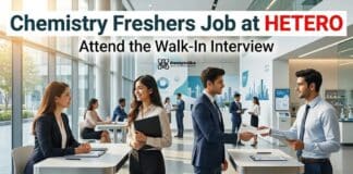 Hetero Walk-In Drive 2026: Freshers & Experienced Hiring in Bangalore Chemistry Freshers Job at Hetero | Attend the Walk-in Interview