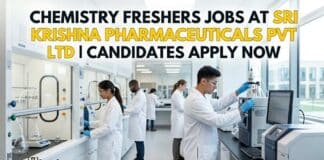 Pharma Hiring Alert: BSc Chemistry Freshers Jobs in Production – Apply Now! Chemistry Freshers Jobs at Sri Krishna Pharmaceuticals Pvt Ltd