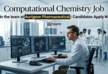 Computational Chemistry Job at Aurigene Pharmaceutical | Apply