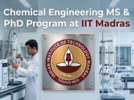 Chemical Engineering PhD Program at IIT Madras | MS & PhD
