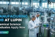 MSc Chemistry Job at Lupin | Chemical Science Graduates Apply Now