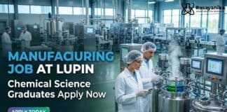 Lupin is Hiring Manufacturing Job Pune | Chemistry Graduates Apply Now MSc Chemistry Job at Lupin | Chemical Science Graduates Apply Now