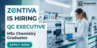 Zentiva is Hiring QC Executive | MSc Chemistry Graduates Apply Now MSc Chemistry Job at Zentiva | Quality Control Executive Role