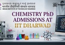 Chemistry PhD Admissions at IIT Dharwad | Candidates Apply Now