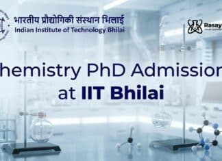 IIT Bhilai PhD Admissions 2026: Apply Now for Chemistry & More Chemistry PhD Admissions at IIT Bhilai | Candidates Apply Now