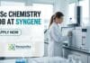 Senior Research Associate Role at Syngene – Top MSc Chemistry Job Opportunity in Bangalore MSc Chemistry Job at Syngene | Candidates Apply Now