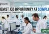 Research Chemist CDMO Job in Hyderabad | MSc Chemistry Opportunity Chemist Job at Scimplify | Chemistry Candidates | Apply Now