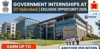 Government Internship at IIT Hyderabad | Exclusive Opportunity