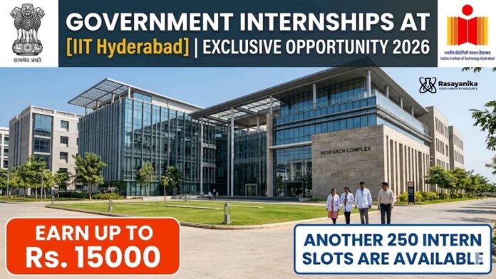 Government Internship at IIT Hyderabad | Exclusive Opportunity Government Internship at IIT Hyderabad | Exclusive Opportunity