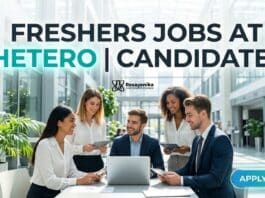 Freshers Job at Hetero | Chemistry Graduates Attend the Walk-in