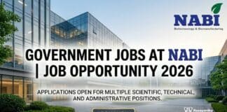 Government Job Alert: Chem NABI Jobs for Post Doctoral Researcher | ₹1.30 Lakh Per Month Government Job at NABI | Job Role 2026 for Chemistry Graduate