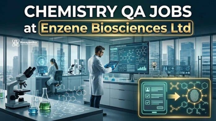 Chemistry QA Jobs at Enzene Biosciences Ltd | Apply Now Chemistry QA Jobs at Enzene Biosciences Ltd | Apply Now