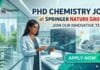 PhD Chemistry Job at Springer Nature Group | Candidates Apply