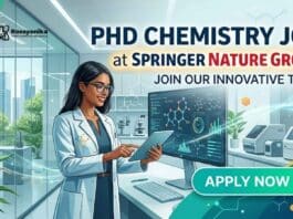 PhD Chemistry Job at Springer Nature Group | Candidates Apply