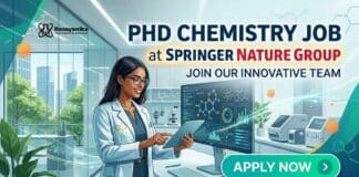 PhD Chemistry Job at Springer Nature – Join Communications Chemistry as Editor PhD Chemistry Job at Springer Nature Group | Candidates Apply